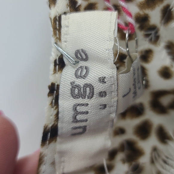 Nwt. Umgee leopard print eyelet lace tank top - Picture 3 of 7